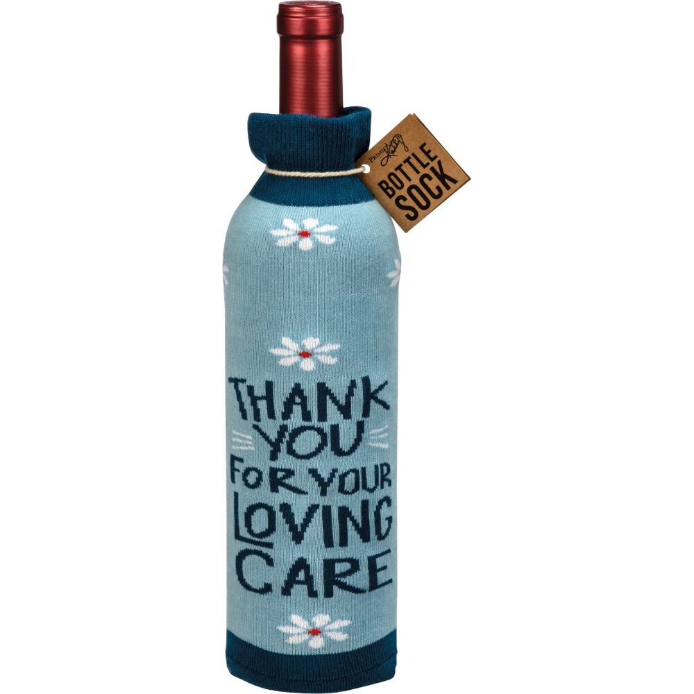 Wine Bottle Gift Bag with Gift Tag